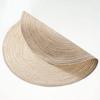 AHHFSMEI Round Braided Placemats Set of 6 Round Table Mats for Dining Tables Natural Woven Heat Resistant Place mats 15 Inch (Beige) view 3