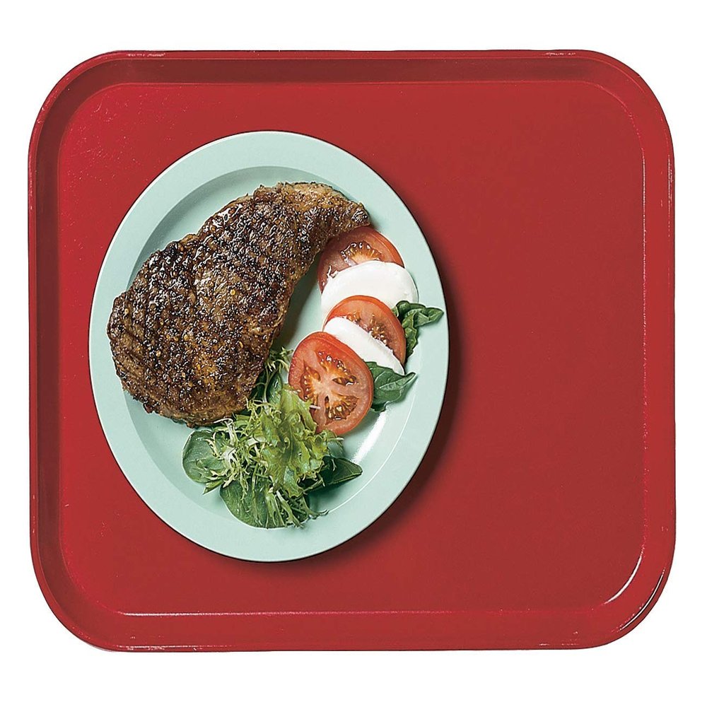 Cambro 1418CL675 Tray Camlite 14" X 18" Steel Red Case of 12