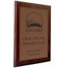 Personalized Faux-Leather Engraved Plaques and Awards. Great for Retirement, Thank You, Military Recognition, Special Achievements, Memorials, Sports, School, and Corporate (Dark Brown, 9 x 12") view 1