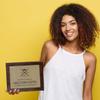 Personalized Faux-Leather Engraved Plaques and Awards. Great for Retirement, Thank You, Military Recognition, Special Achievements, Memorials, Sports, School, and Corporate (Light Brown, 8 x 10") view 2