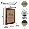 Personalized Faux-Leather Engraved Plaques and Awards. Great for Retirement, Thank You, Military Recognition, Special Achievements, Memorials, Sports, School, and Corporate (Light Brown, 8 x 10") view 4