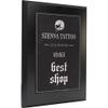Personalized Faux-Leather Engraved Plaques and Awards. Great for Retirement, Thank You, Military Recognition, Special Achievements, Memorials, Sports, School, and Corporate (Black, 9 x 12") view 1