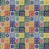 100 Mexican Tiles 4x4 Handpainted Hundred Pieces Flower Designs view 1