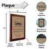Personalized Faux-Leather Engraved Plaques and Awards. Great for Retirement, Thank You, Military Recognition, Special Achievements, Memorials, Sports, School, and Corporate (Light Brown, 9 x 12") view 4