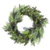 Berry Cedar and Pine Cone Artificial Christmas Wreath - 24-Inch Unlit view 1