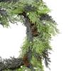 Berry Cedar and Pine Cone Artificial Christmas Wreath - 24-Inch Unlit view 4
