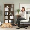 Bush Home Salinas 5 Shelf Bookcase in Reclaimed Pine, Tall Bookshelf, Large Book Shelf for Living Room, Home Office, or Entryway view 4