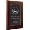 Personalized Faux-Leather Engraved Plaques and Awards. Great for Retirement, Thank You, Military Recognition, Special Achievements, Memorials, Sports, School, and Corporate (Black, 6 x 8") view 1