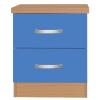 Better Home Products NIGHTSTAND 2 Drawers (Beech & Blue) view 4