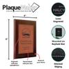 Personalized Faux-Leather Engraved Plaques and Awards. Great for Retirement, Thank You, Military Recognition, Special Achievements, Memorials, Sports, School, and Corporate (Rawhide, 6 x 8") view 4
