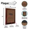 Personalized Faux-Leather Engraved Plaques and Awards. Great for Retirement, Thank You, Military Recognition, Special Achievements, Memorials, Sports, School, and Corporate (Dark Brown, 8 x 10") view 4