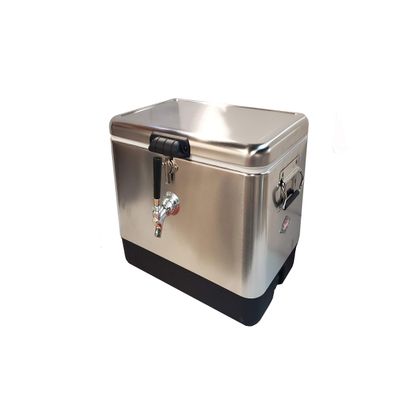 Bev Rite 50' Coil Stainless Steel Belted Jockey Box (1 Lines)