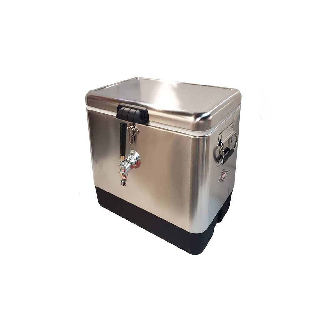 Bev Rite 50' Coil Stainless Steel Belted Jockey Box (1 Lines)
