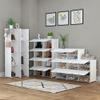 HOMIDEC Shoe Rack, 8 Tier Shoe Storage Cabinet 32 Pair Plastic Shoe Shelves Organizer for Closet Hallway Bedroom Entryway view 4