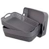 DynkoNA 6 Packs Office Paper Tray, A4 Shallow Storage Basket Trays, Grey view 1