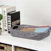 DynkoNA 6 Packs Office Paper Tray, A4 Shallow Storage Basket Trays, Grey view 4