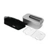 Kakuri Sangyo Sandry Mestin, Aluminum Rice Cooker, Square Cooker, With Net Included, For Outdoor Activities, Camping, Mountain Climbing, Rice Cooking, Scale Included, Lightweight view 1