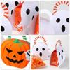 DUO ER 10pcs Bags Candy Wrapping Bag Pouches Ghost Pumpkin Paper Candy Bags for Children Gift Packing Halloween Party view 4