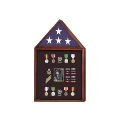Flag and Badge Display Cases, Flag and Photo Frame.