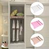 1PC Closet Divider Kitchen Cabinet Cupboard Organizer Shelf Extendable Rack Closet Shelf Organizer Divider for Kitchen Cabinet Wardrobe (Pink) view 3