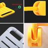 HYCH-Bathroom Wall Folding Seat, Spring Booster Easy To Fold Sturdy Non-slip Dressing/Changing His Shoes Simple Stool,2 Colours,Yellow view 4