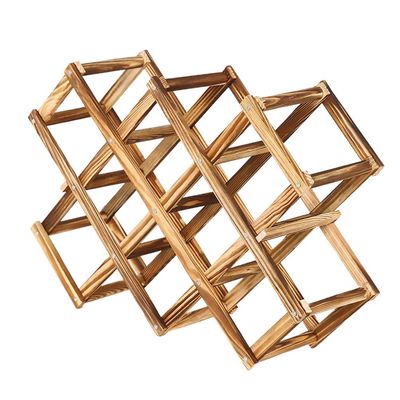 1pc Wine Rack Living Room Wine Cabinet Display Stand Domestic Rack Stand Wooden Display Rack Accessories Fashionable Holder Wooden Shelf