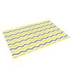 Big buy store Placemats Set of 6 Yellow White Grey Chevron Zig Zag Pattern Heat-Resistant Washable Place Mats Non Slip Table Matsfor Dinner Table Kitchen Outdoor Weeding view 2