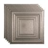 FASDE Traditional Style/Pattern 3 Decorative Vinyl 2ft x 2ft Lay in Ceiling Panel in Galvanized Steel (5 Pack) view 1