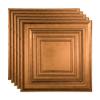 FASDE Traditional Style/Pattern 3 Decorative Vinyl 2ft x 2ft Lay in Ceiling Panel in Antique Bronze (5 Pack) view 1