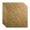 FASDE Border Fill Decorative Vinyl 2ft x 2ft Lay in Ceiling Panel in Copper Fantasy (5 Pack) view 1