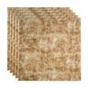 FASDE Border Fill Decorative Vinyl 2ft x 2ft Lay in Ceiling Panel in Bermuda Bronze (5 Pack) view 1