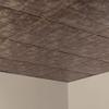FASDE Border Fill Decorative Vinyl 2ft x 2ft Lay in Ceiling Panel in Bermuda Bronze (5 Pack) view 2