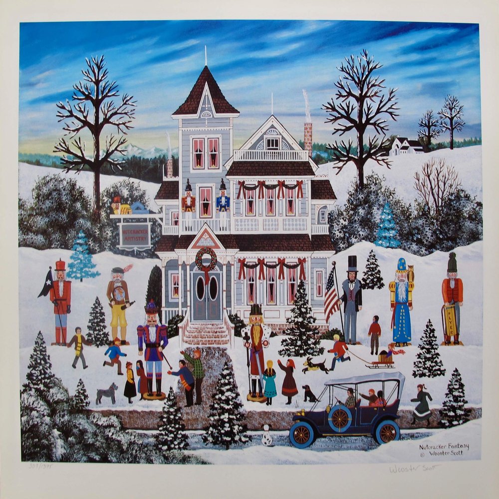 Jane Wooster Scott NUTCRACKER FANTASY Hand Signed Limited Edition Art Lithograph