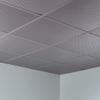 FASDE Square Decorative Vinyl 2ft x 2ft Lay in Ceiling Panel in Argent Silver (5 Pack) view 2