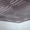 FASDE Coffer Decorative Vinyl 2ft x 2ft Lay in Ceiling Panel in Galvanized Steel (5 Pack) view 2
