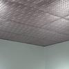 FASDE Minidome Decorative Vinyl 2ft x 2ft Lay in Ceiling Panel in Crosshatch Silver (5 Pack) view 2
