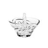 Barski Glass Ring Holder - Designed Crystal - Swirl Design - 3.25" Diameter - Made in Europe view 1