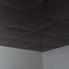 FASDE Minidome Decorative Vinyl 2ft x 2ft Lay in Ceiling Panel in Smoked Pewter (5 Pack) view 2