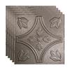 FASDE Traditional Style/Pattern 5 Decorative Vinyl 2ft x 2ft Lay in Ceiling Panel in Galvanized Steel (5 Pack) view 1