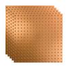 FASDE Minidome Decorative Vinyl 2ft x 2ft Lay in Ceiling Panel in Polished Copper (5 Pack) view 1