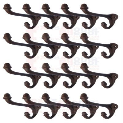 Decor for The Soul 20 Cast Iron Acorn Hooks Double Key Coat Hook Rustic Cast Iron Antique Style