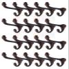 Decor for The Soul 20 Cast Iron Acorn Hooks Double Key Coat Hook Rustic Cast Iron Antique Style view 1