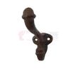 Decor for The Soul 20 Cast Iron Acorn Hooks Double Key Coat Hook Rustic Cast Iron Antique Style view 4