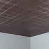 FASDE Traditional Style/Pattern 10 Decorative Vinyl 2ft x 2ft Lay in Ceiling Panel in Argent Bronze (5 Pack) view 2