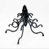 Decor for The Soul Large Swivel Hook 5 Arms Cast Iron Coat Purse Towel Hanger Antique Style Black view 2