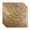 FASDE Traditional Style/Pattern 5 Decorative Vinyl 2ft x 2ft Lay in Ceiling Panel in Copper Fantasy (5 Pack) view 1