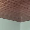 FASDE Traditional Style/Pattern 10 Decorative Vinyl 2ft x 2ft Lay in Ceiling Panel in Antique Bronze (5 Pack) view 2