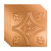 FASDE Traditional Style/Pattern 5 Decorative Vinyl 2ft x 2ft Lay in Ceiling Panel in Polished Copper (5 Pack) view 1