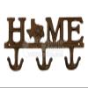 Decor for The Soul Texas Key Rack Home Hat Hooks Coat Holder Rustic Cast Iron Western Wall Decor view 1