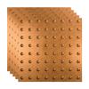 FASDE Dome Decorative Vinyl 2ft x 2ft Lay in Ceiling Panel in Antique Bronze (5 Pack) view 1